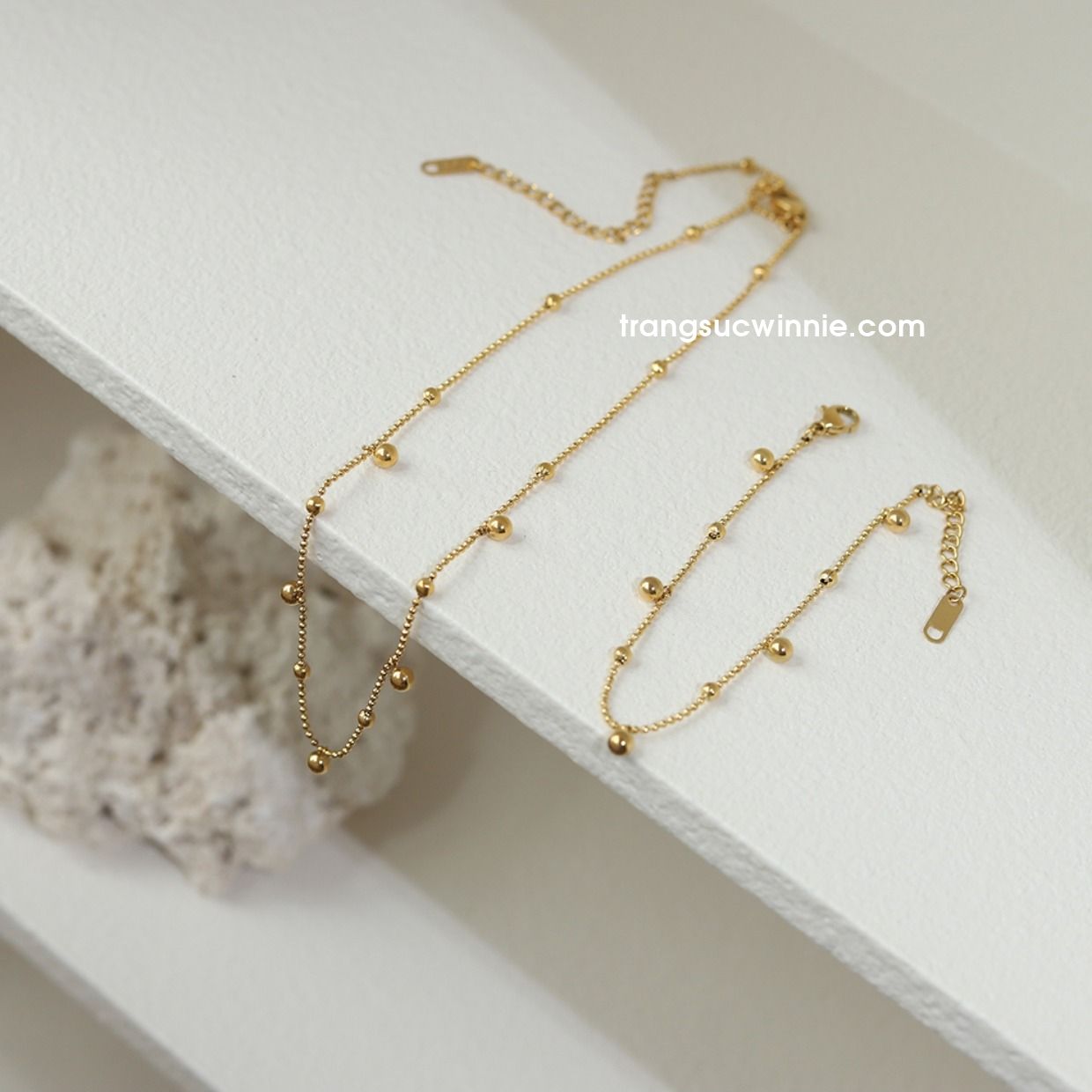  Dây chuyền titan Bibi 