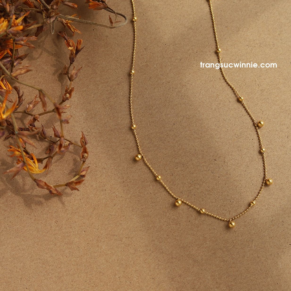  Dây chuyền titan Bibi 