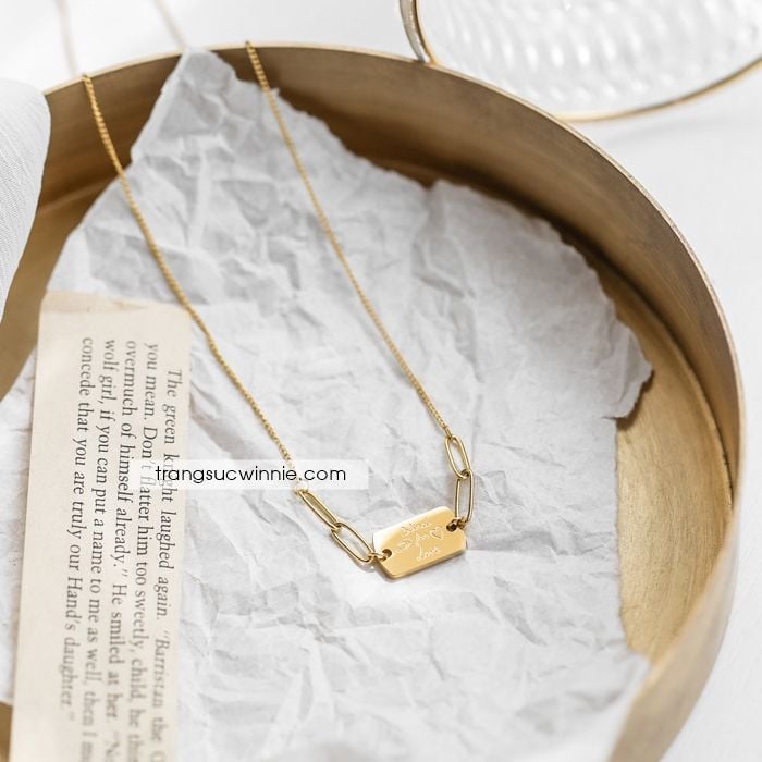  Dây chuyền titan Blind for love 