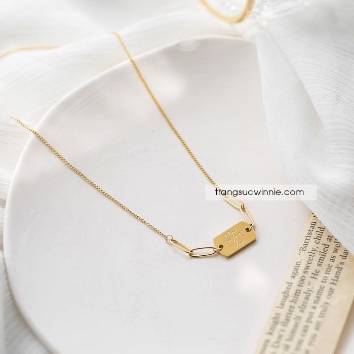  Dây chuyền titan Blind for love 