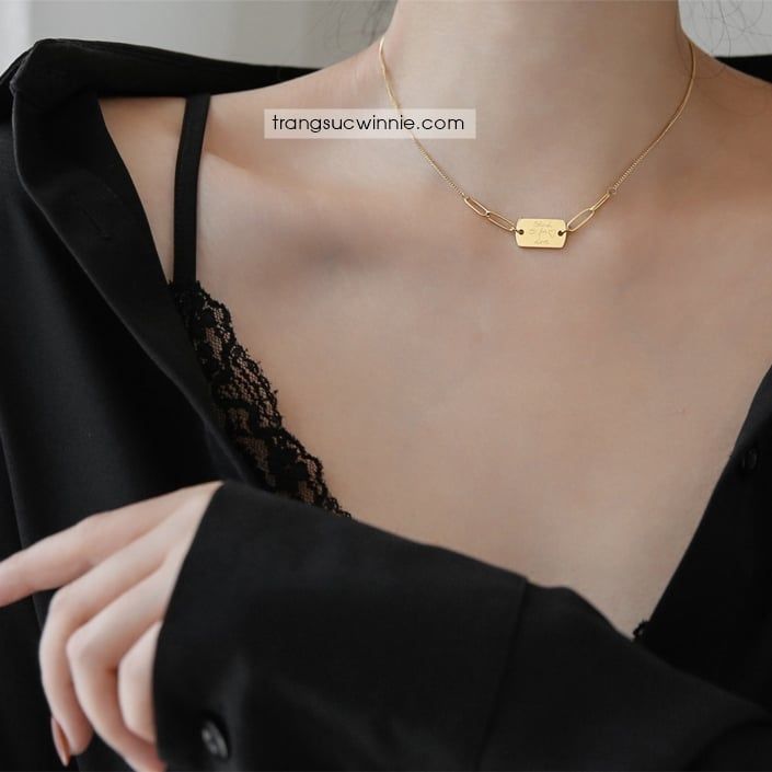  Dây chuyền titan Blind for love 