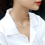  Dây chuyền titan Bling sao VG 