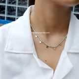  Dây chuyền titan Bling sao VG 