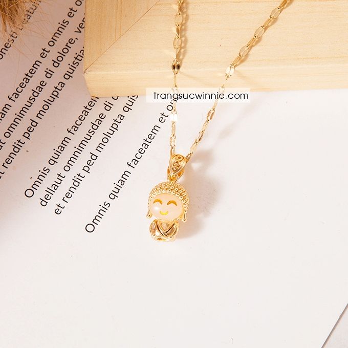  Dây chuyền titan Buddha Twist 