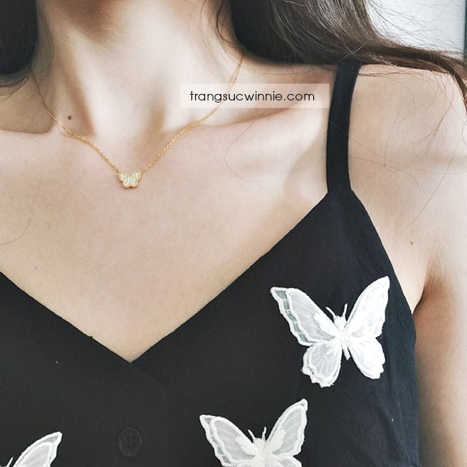  Dây chuyền titan Bướm đá VG 