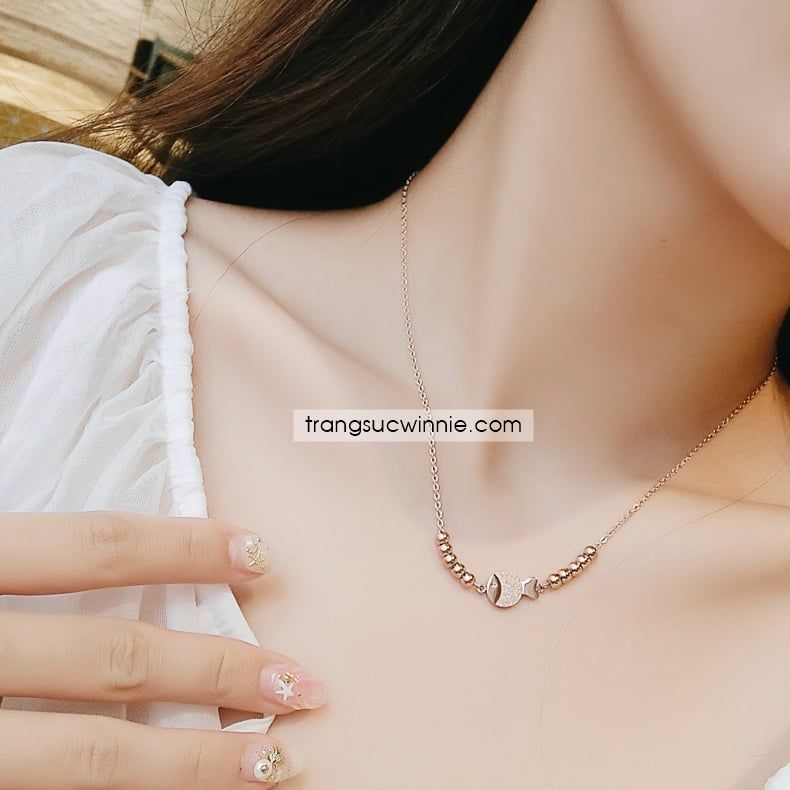 Dây chuyền titan cá 