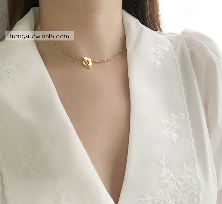  Dây chuyền titan Cherry Blossom 