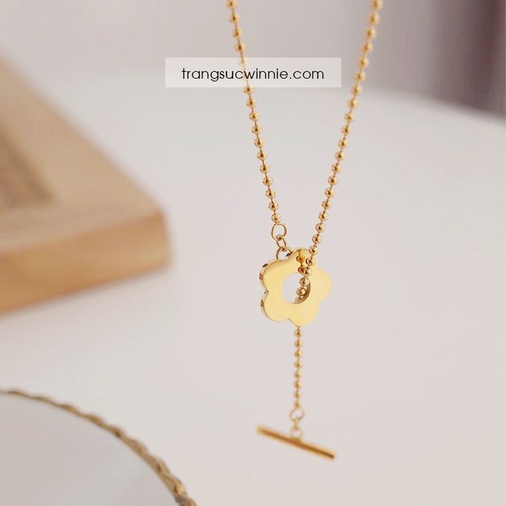  Dây chuyền titan Cherry Blossom 