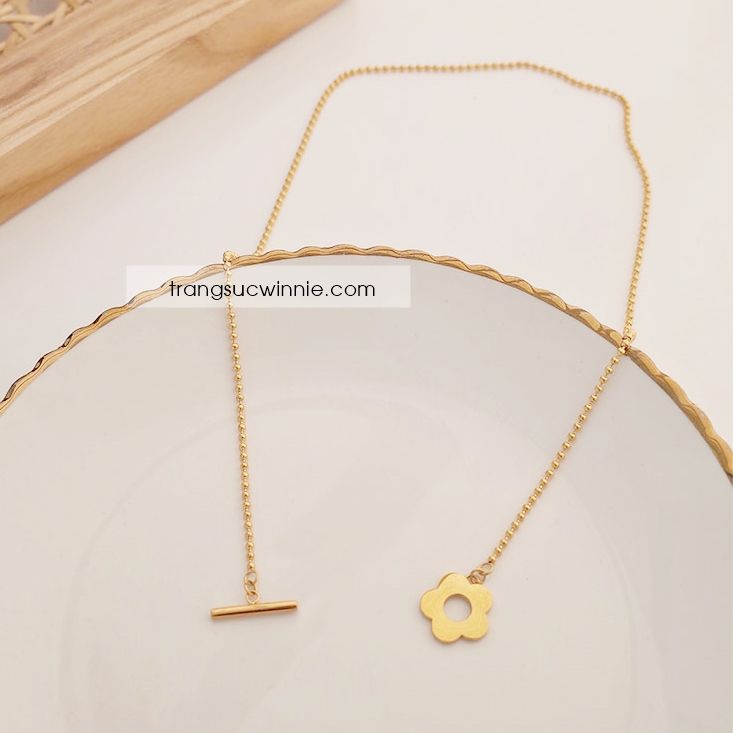  Dây chuyền titan Cherry Blossom 