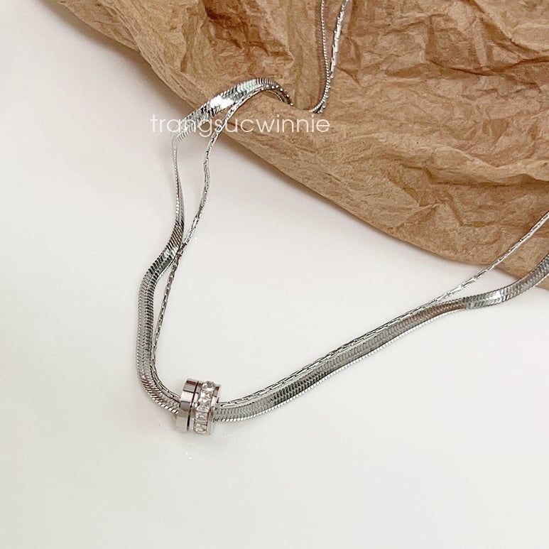  Dây chuyền titan CK bicy 