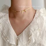  Dây chuyền titan CK bow VG 