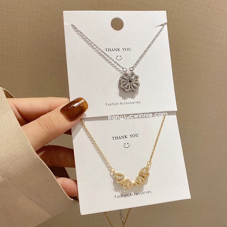  Dây chuyền titan Clover nam châm VG 