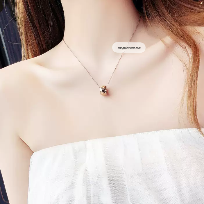 Dây chuyền titan Crystal 
