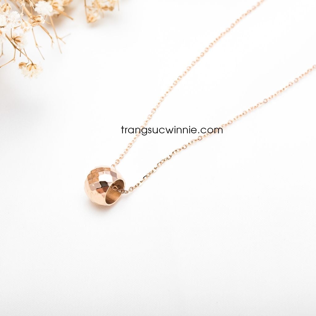  Dây chuyền titan Crystal 