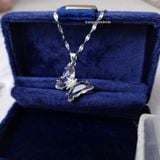  Dây chuyền titan Crystal butterfly 