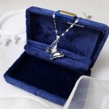  Dây chuyền titan Crystal butterfly 