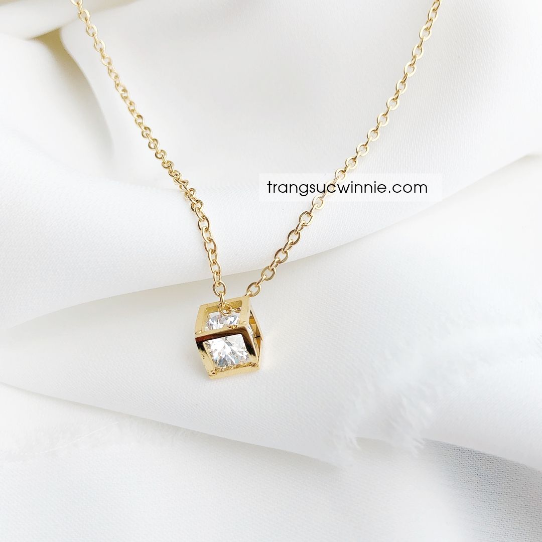  Dây chuyền titan Cube VG 