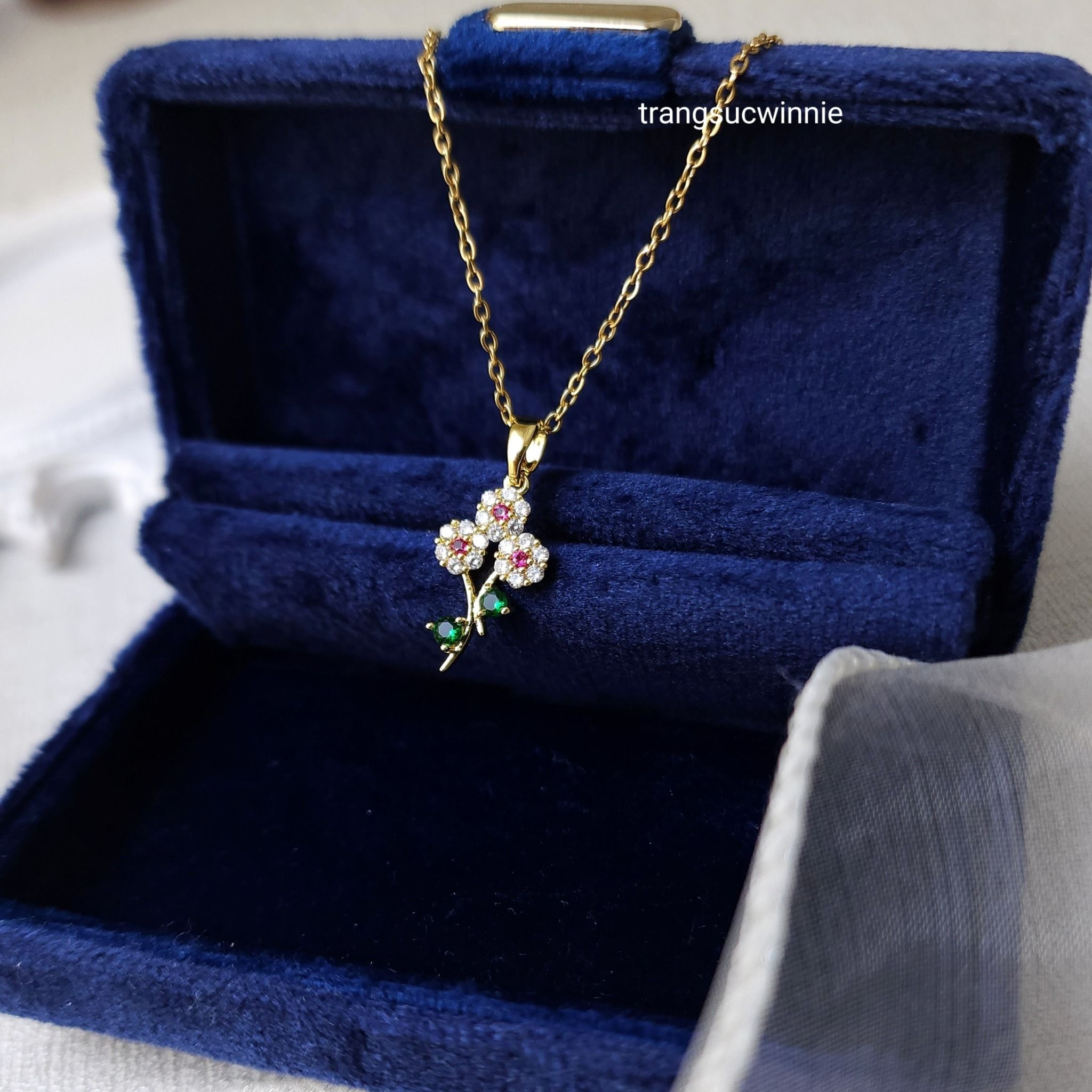  Dây chuyền titan Daisies 