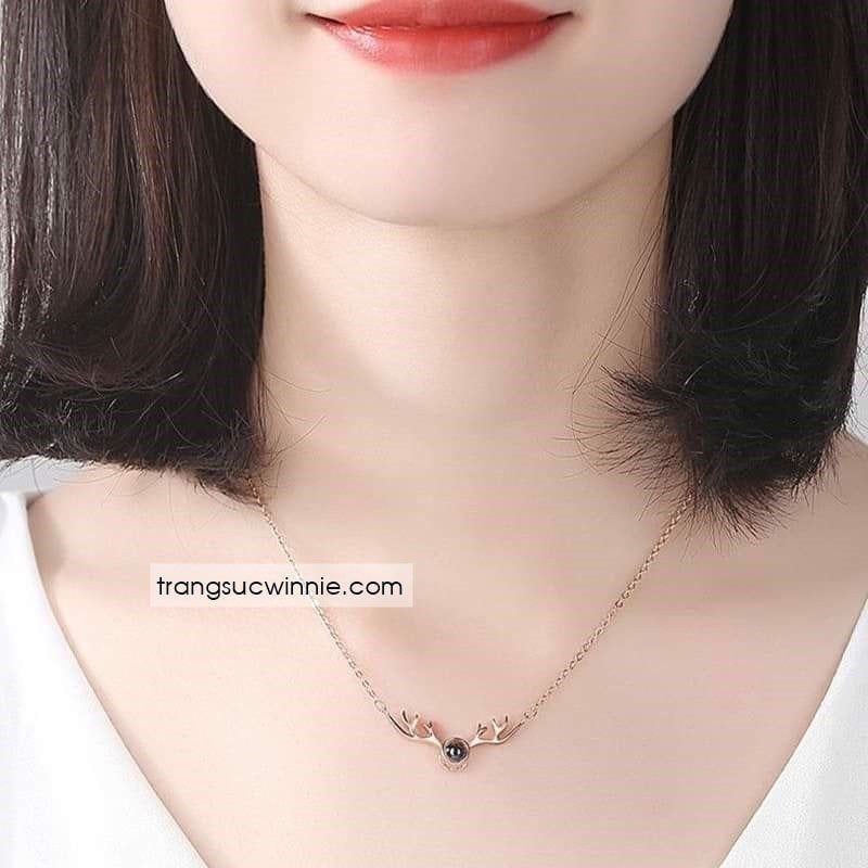  Dây chuyền titan deer 