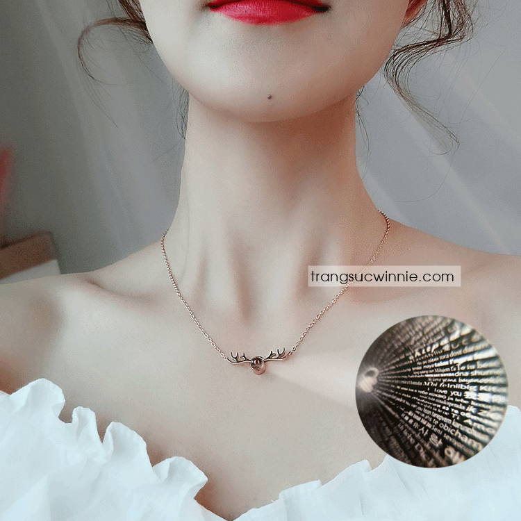  Dây chuyền titan deer 