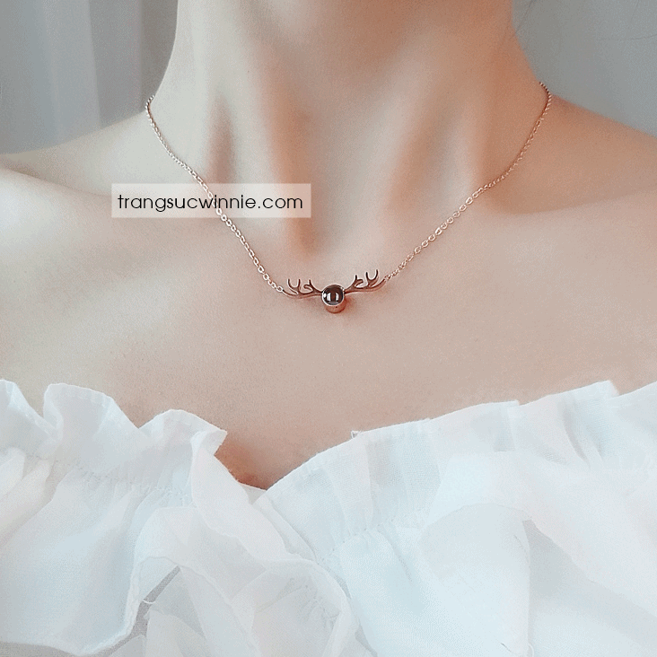  Dây chuyền titan deer 