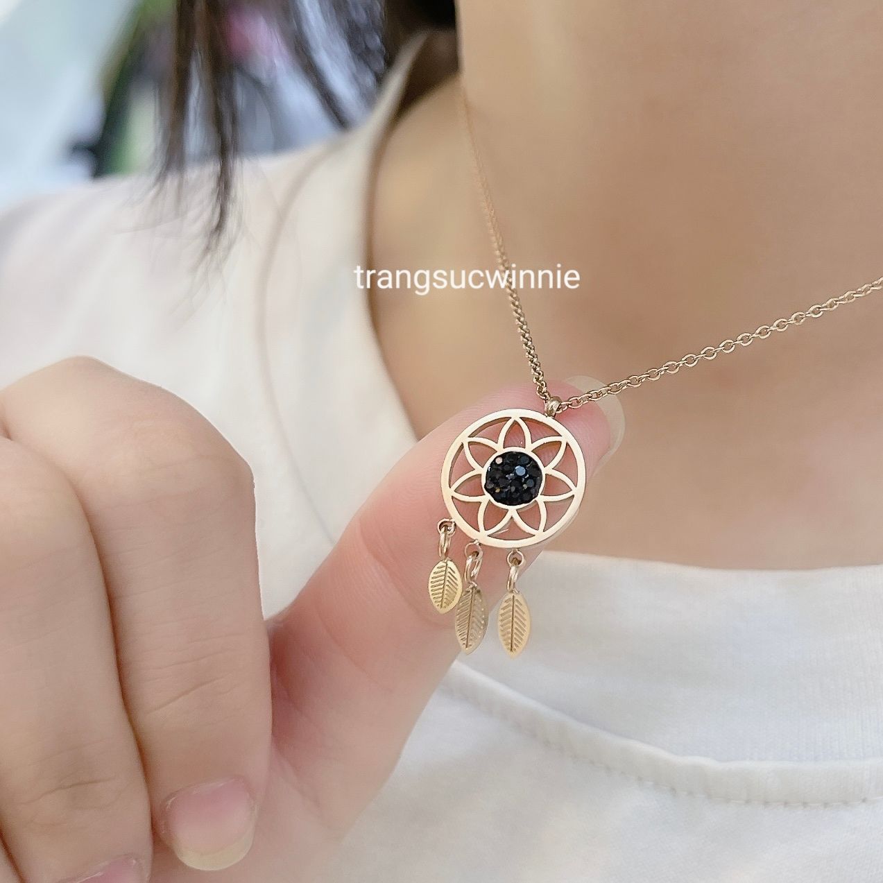  Dây chuyền titan Dreamcatcher 