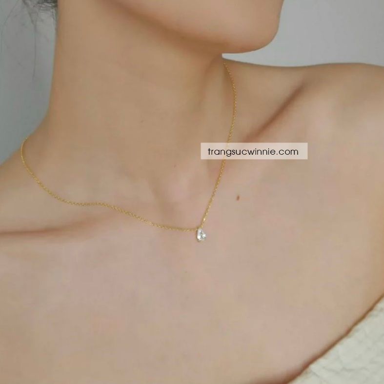  Dây chuyền titan Drop 