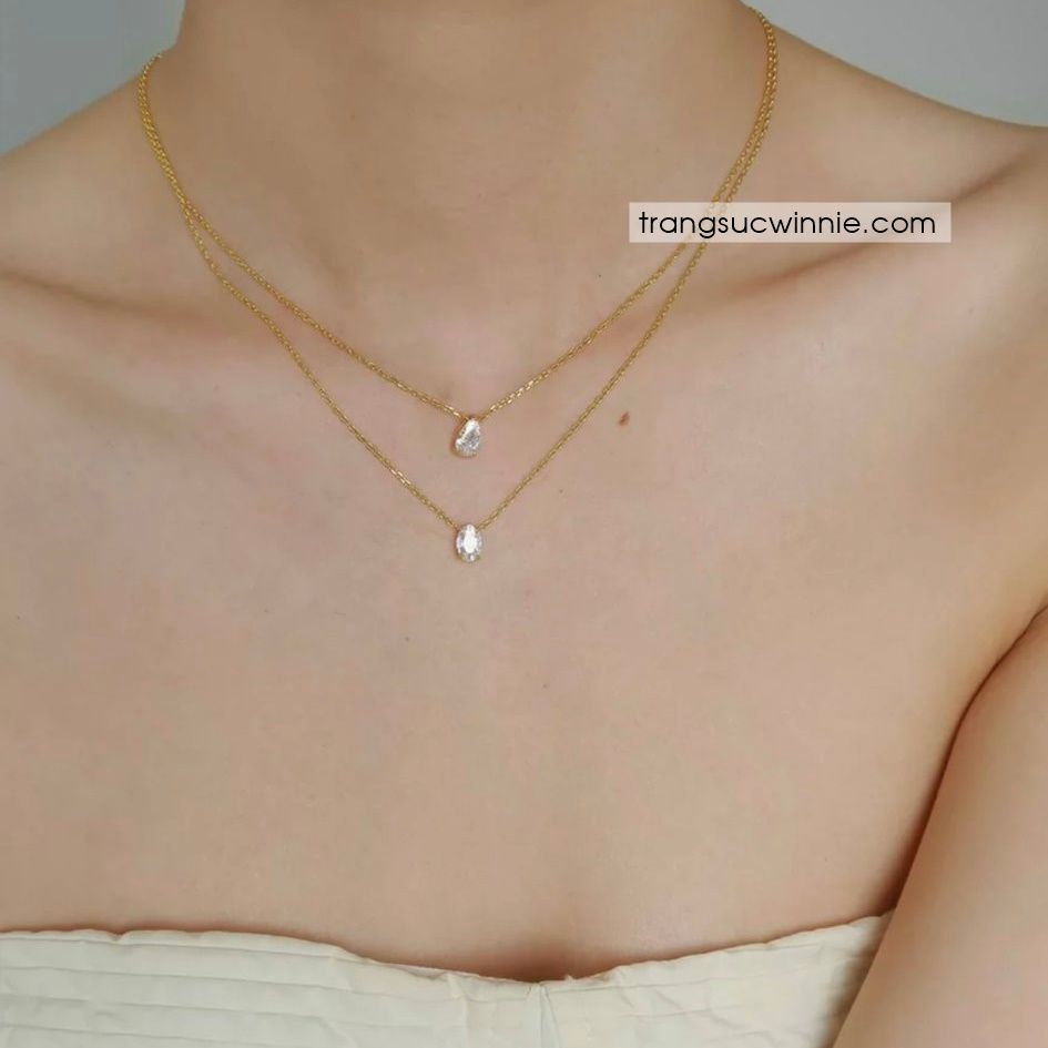  Dây chuyền titan Drop 