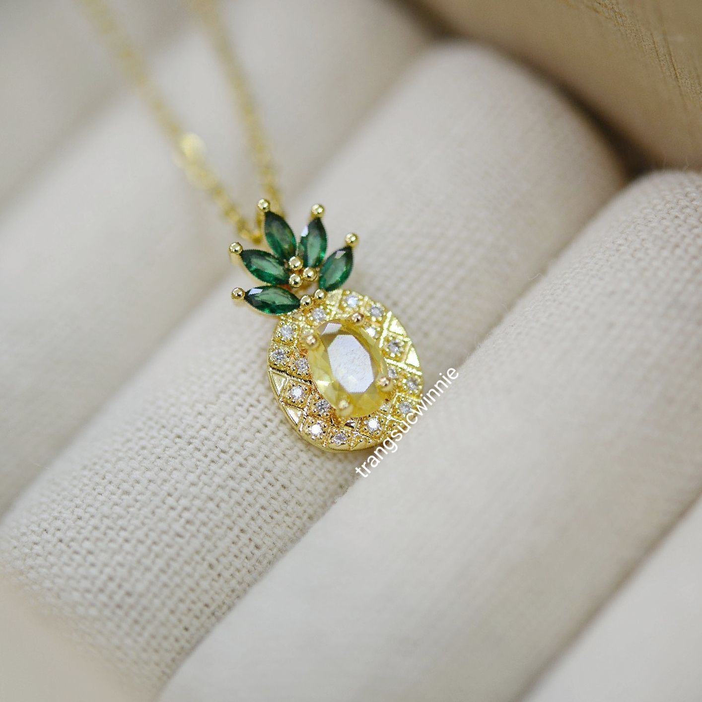  Dây chuyền titan Dứa 