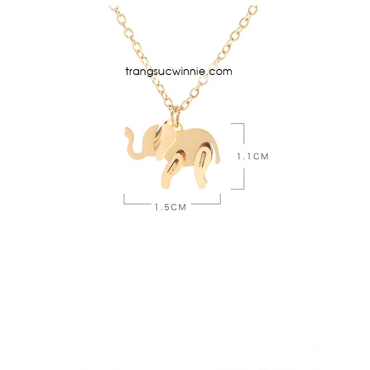  Dây chuyền titan Elephant 