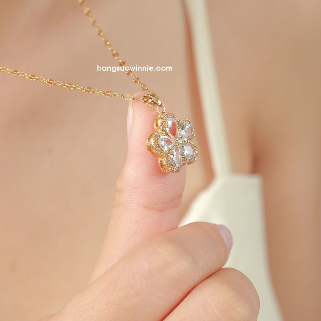  Dây chuyền titan Floral VG 