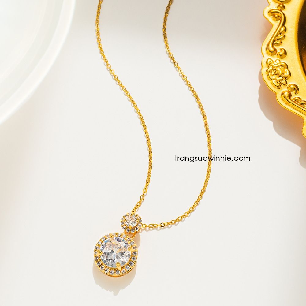  Dây chuyền titan Gemstone VG 