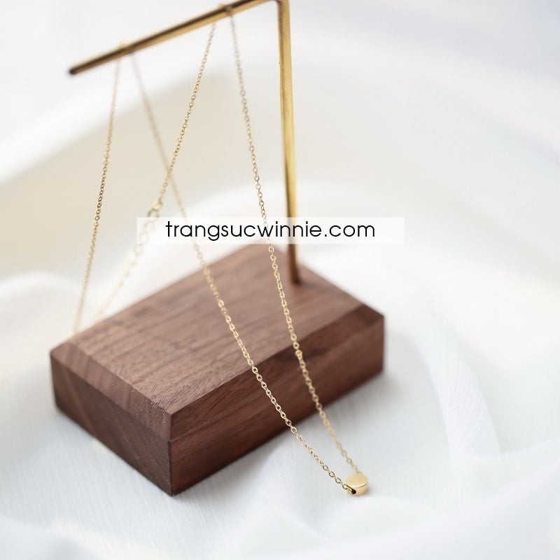  Dây chuyền titan Golden Bean 