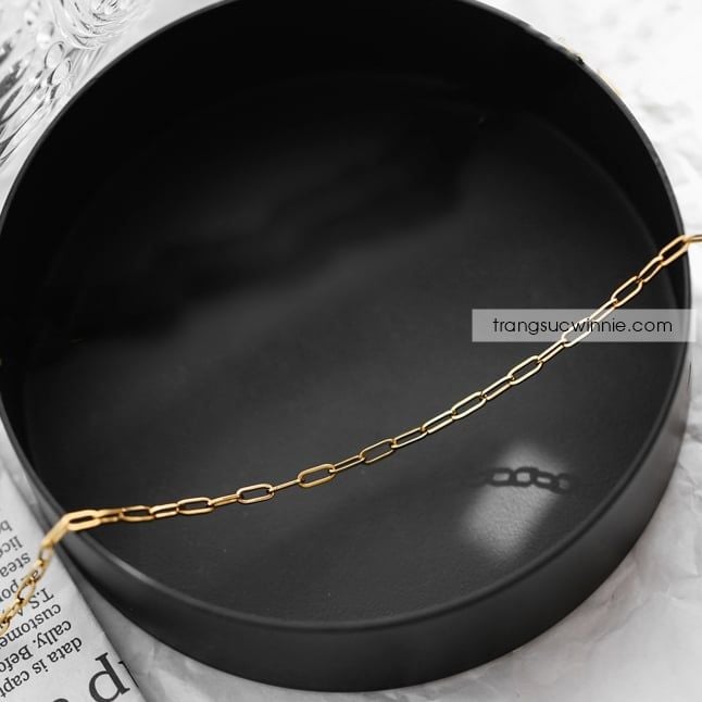  Dây chuyền titan Golden chain 