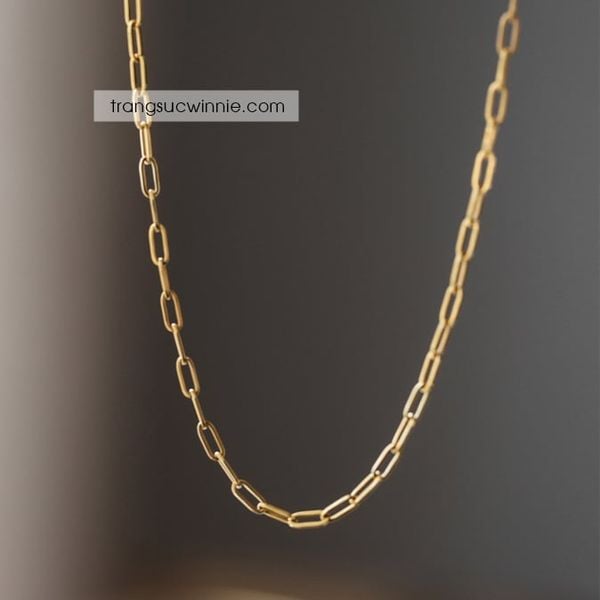  Dây chuyền titan Golden chain 