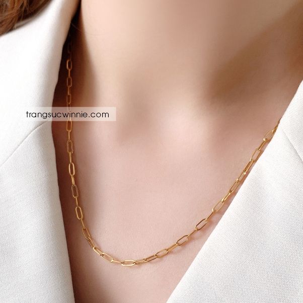  Dây chuyền titan Golden chain II 