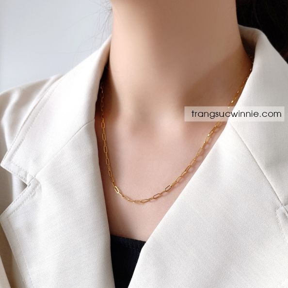  Dây chuyền titan Golden chain II 