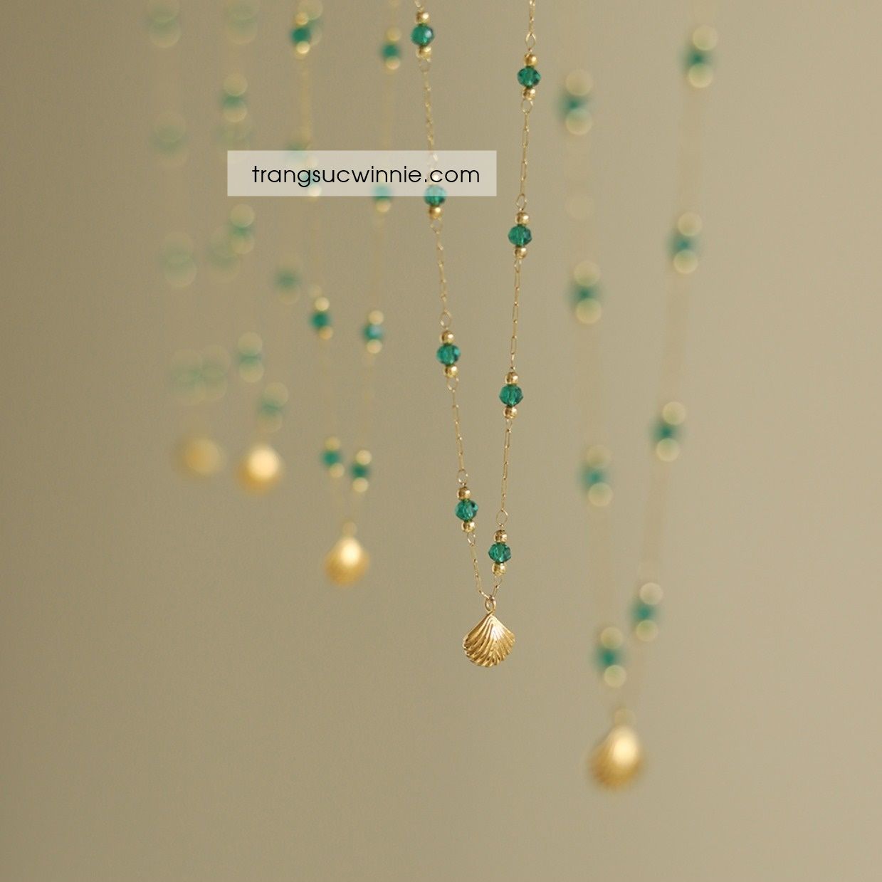  Dây chuyền titan Greenie seashell 