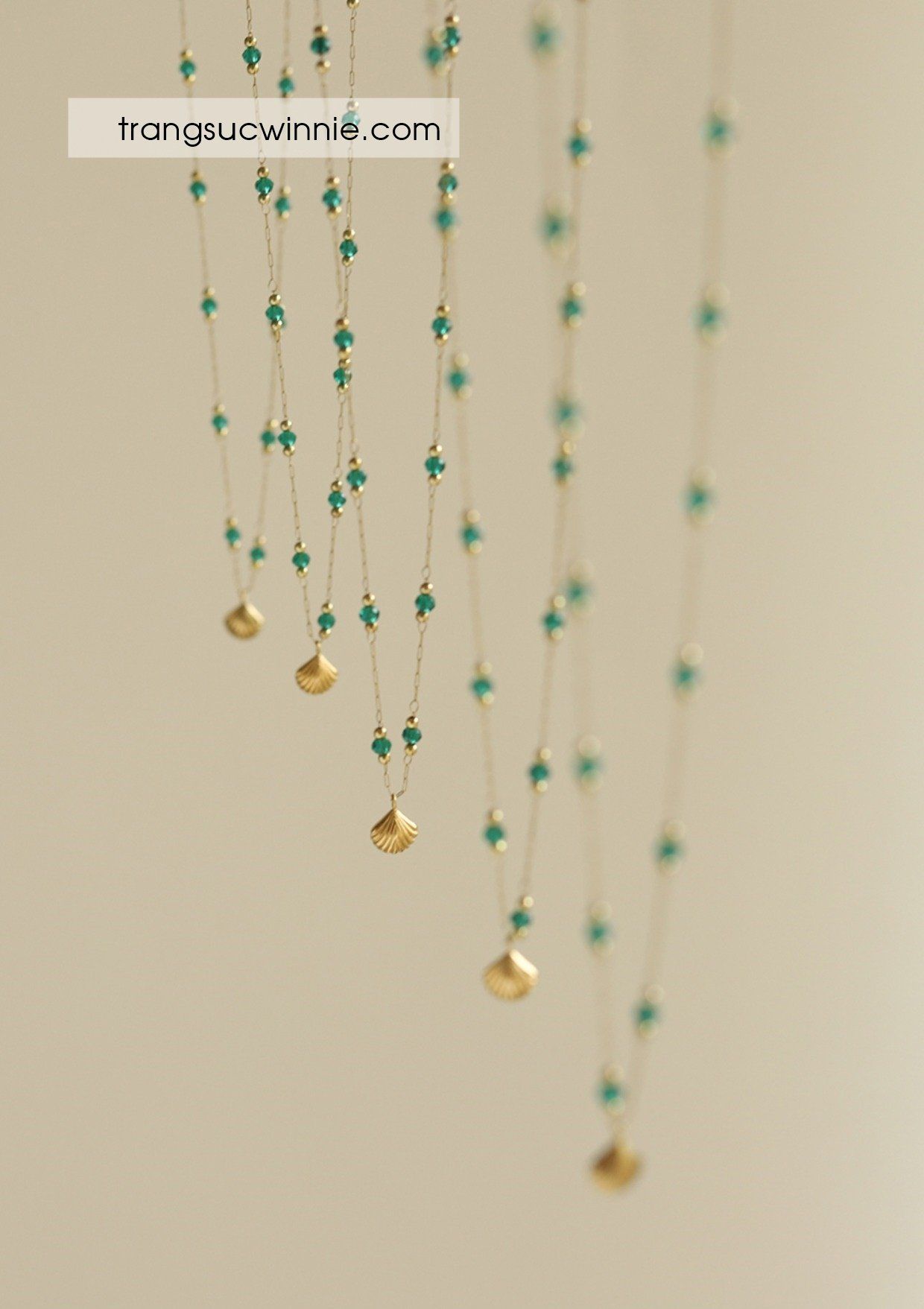  Dây chuyền titan Greenie seashell 