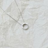  Dây chuyền Titan Half Diamond 