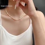  Dây chuyền Hạt gạo cam 
