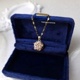  Dây chuyền titan Hoa 5 cánh hồng 