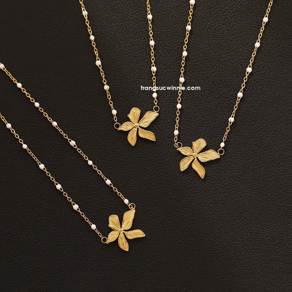  Dây chuyền titan Hoa gạo 