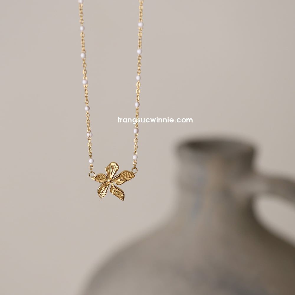  Dây chuyền titan Hoa gạo 