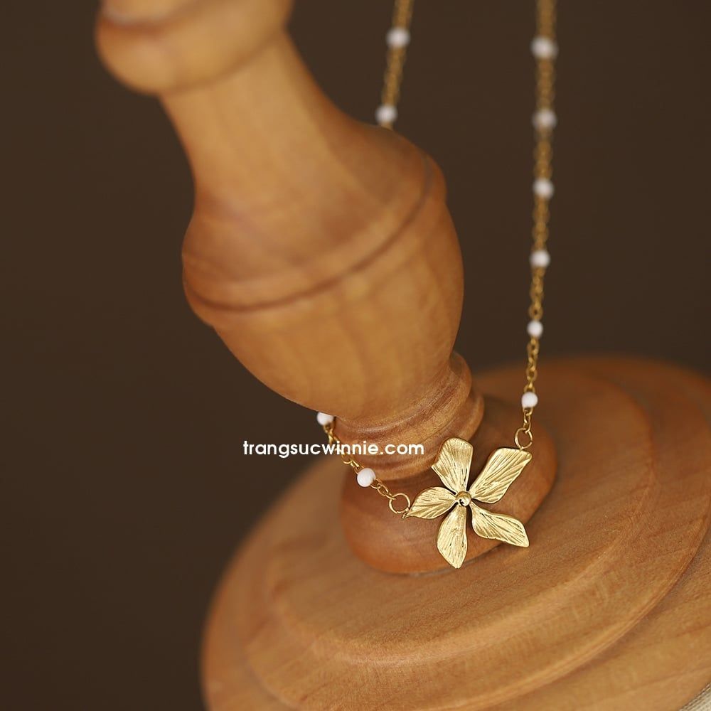  Dây chuyền titan Hoa gạo 