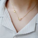  Dây chuyền titan Hoa tuyết đá B 