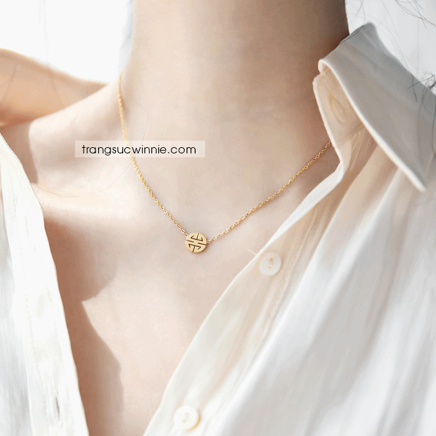  Dây chuyền titan Hỷ VG 