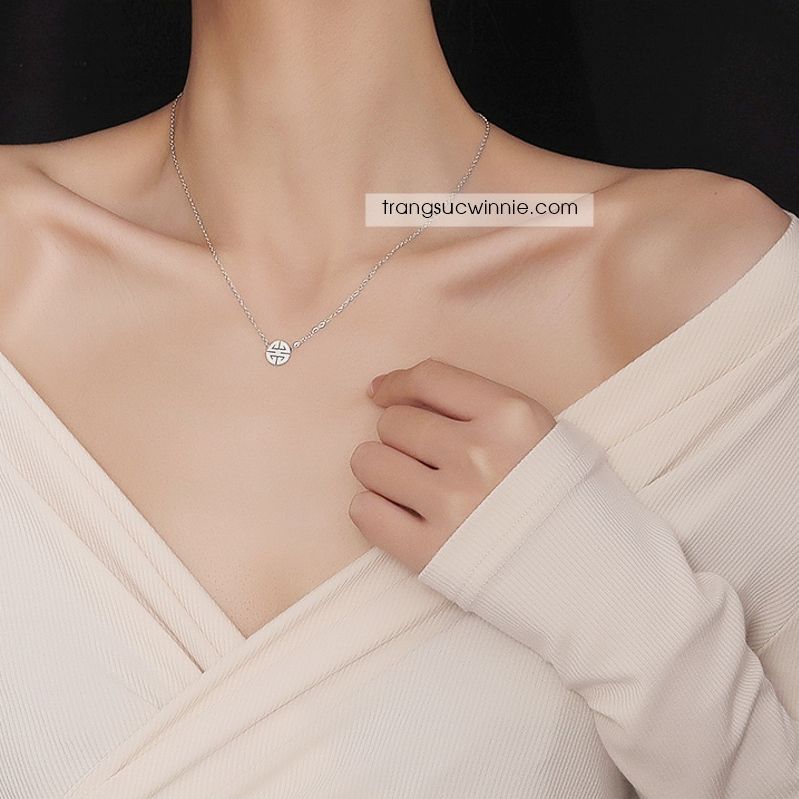  Dây chuyền titan Hỷ B 