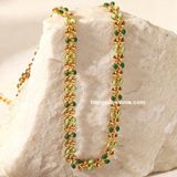  Dây chuyền titan Lá xanh 