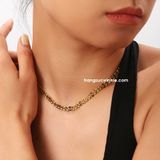  Dây chuyền titan Lá xanh 